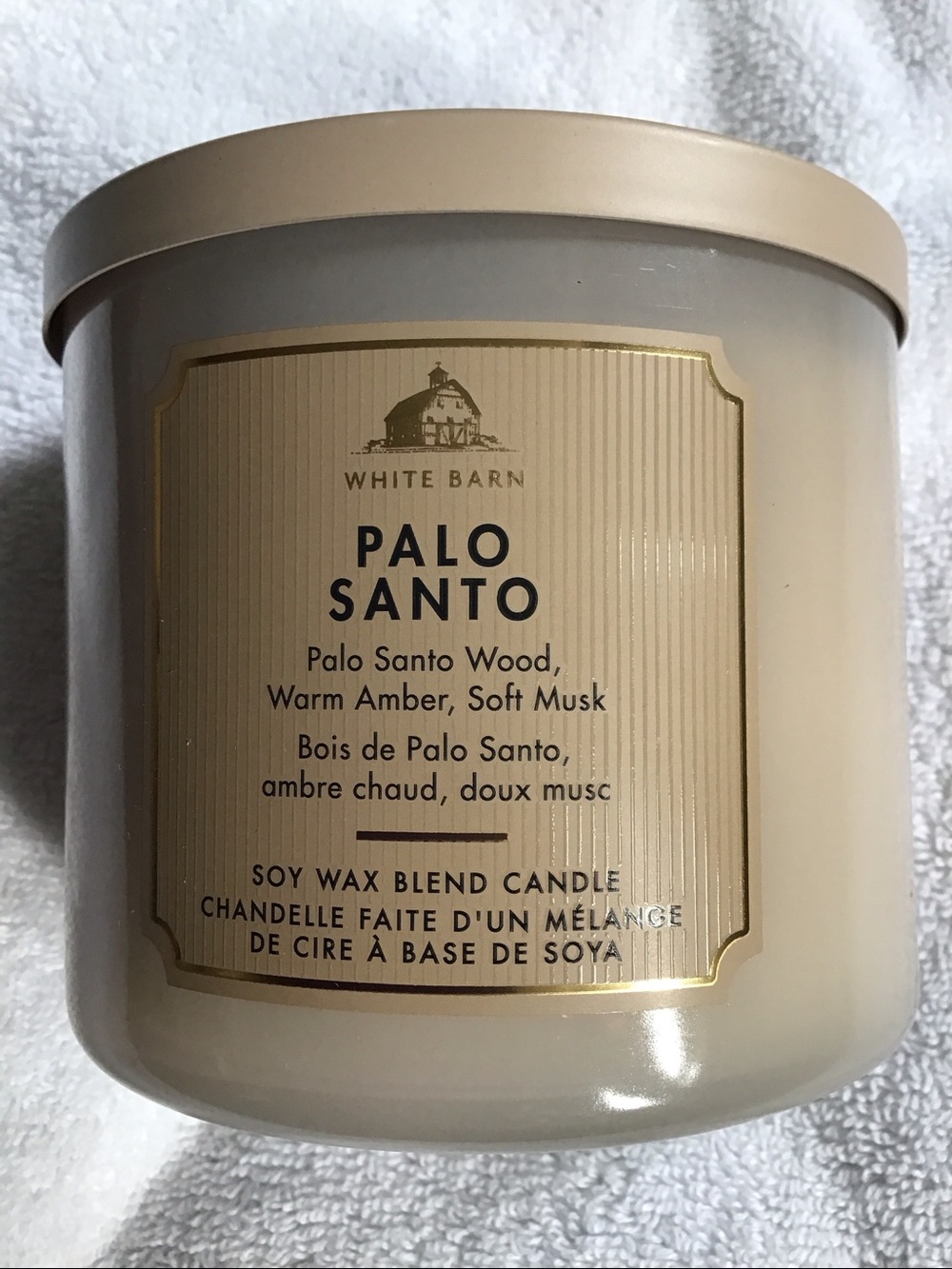 Bath & Body Works 3 wick candle Palo Santo